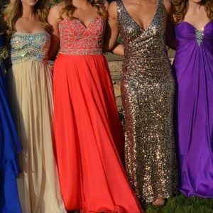 Pink Sherri Hill prom dress